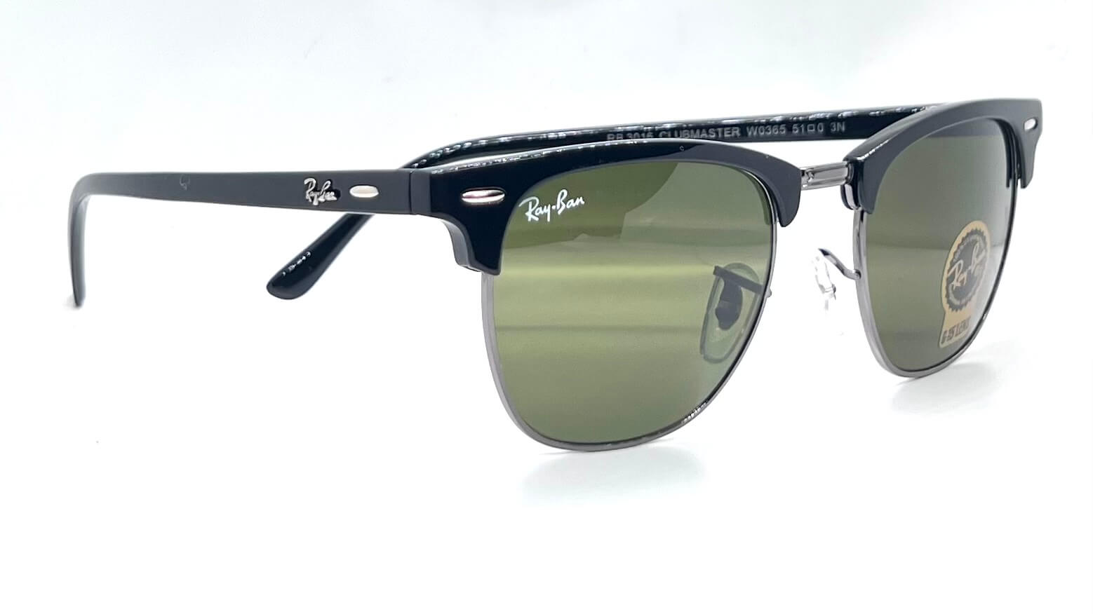 Ray Ban 3016 Club Master (Glass Lens Medium 51)